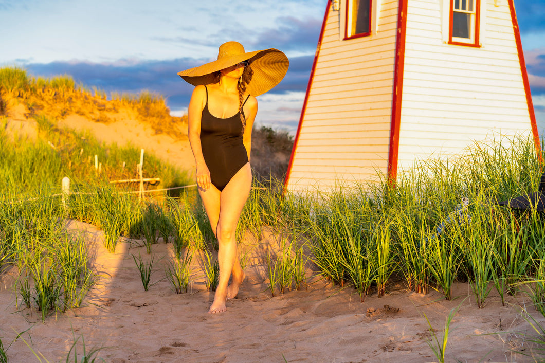 Oversized wide brimmed Summer beach hat